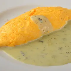 贅沢なチーズオムレツ